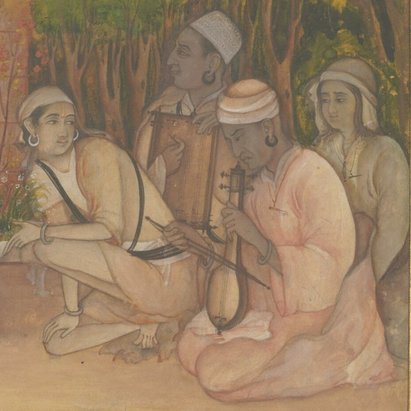 Detail_of_Nath_Yogis,_with_Gorakhnath_and_Machindranath_playing_instruments,_from_a_painting_of_a_gathering_of_holy_men_of_different_faiths,_by_Mir_Kalan_Khan,_ca.1770–75